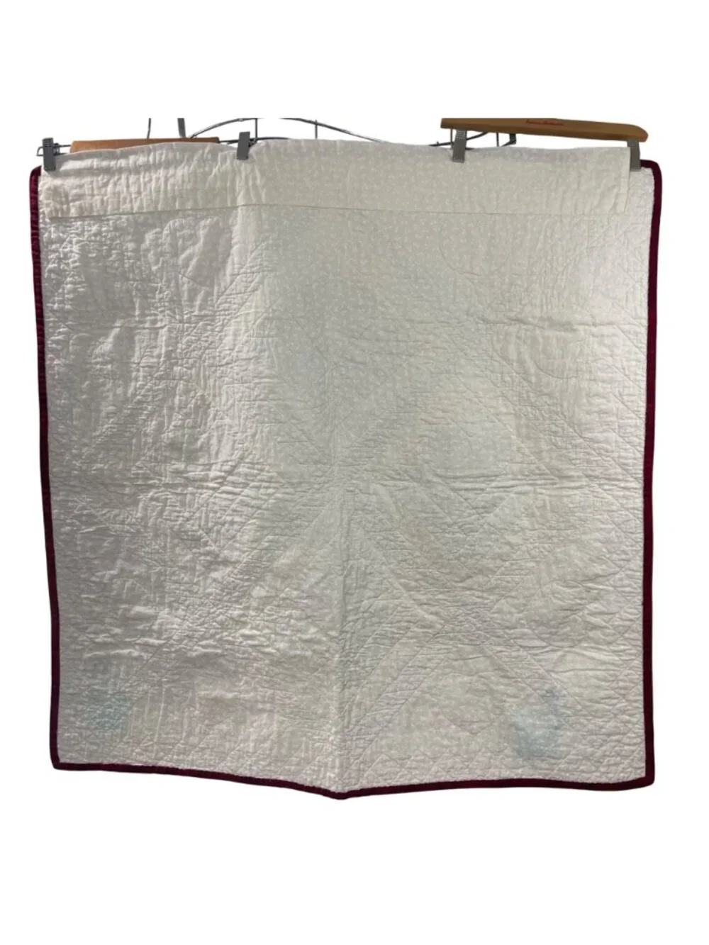 Handmade Quilted Heart Blossom‎ Hanging Tapestry Wall Quilt Folksy Country Style